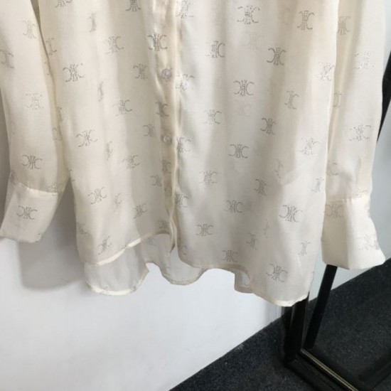 2024SS Long Sleeve Shirt CELINE Wear it with a beautiful impression 2024SS Long Sleeve Shirt CELINE Wear it with a beautiful impression