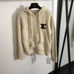 CELINE Pullover Knit 2024FW Enjoy trendy coordination