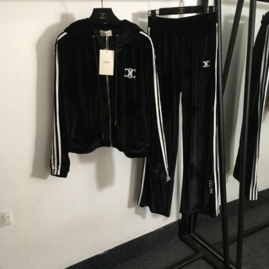 CELINE Celine top and bottom set 2024FW Autumn sale that will make you fall in love at first sight CELINE Celine top and bottom set 2024FW Autumn sale that will make you fall in love at first sight