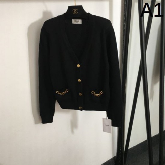 CELINE Celine knit cardigan 2024FW New autumn/winter item at local price CELINE Celine knit cardigan 2024FW New autumn/winter item at local price