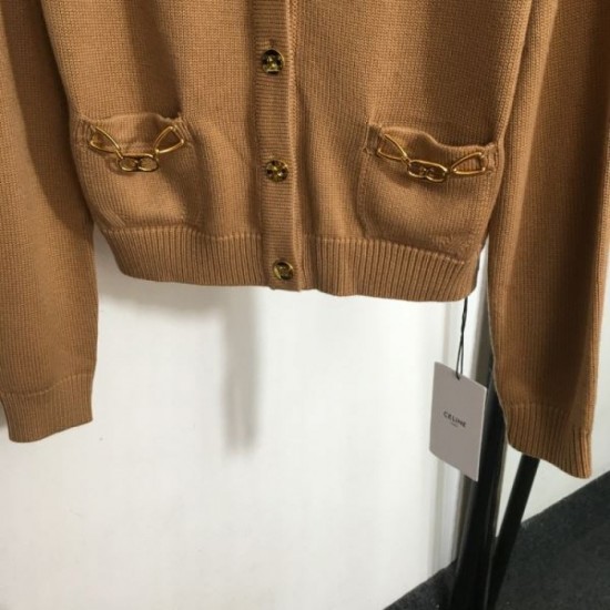 CELINE Celine knit cardigan 2024FW New autumn/winter item at local price CELINE Celine knit cardigan 2024FW New autumn/winter item at local price