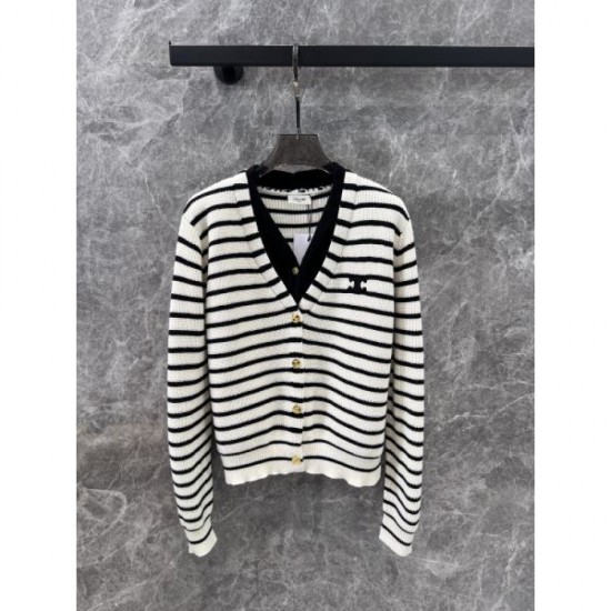 CELINE Celine Knit Cardigan 2024FW Perfect for winter outings CELINE Celine Knit Cardigan 2024FW Perfect for winter outings