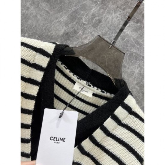 CELINE Celine Knit Cardigan 2024FW Perfect for winter outings CELINE Celine Knit Cardigan 2024FW Perfect for winter outings