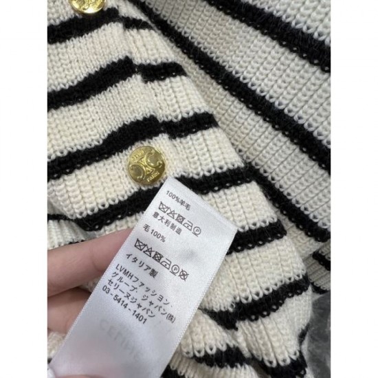 CELINE Celine Knit Cardigan 2024FW Perfect for winter outings CELINE Celine Knit Cardigan 2024FW Perfect for winter outings
