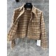 CELINE Shirt Coat 2024FW Style that can be used for winter CELINE Shirt Coat 2024FW Style that can be used for winter