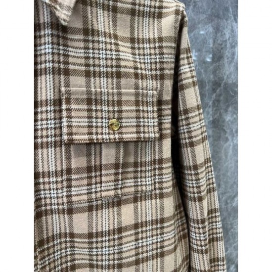 CELINE Shirt Coat 2024FW Style that can be used for winter CELINE Shirt Coat 2024FW Style that can be used for winter