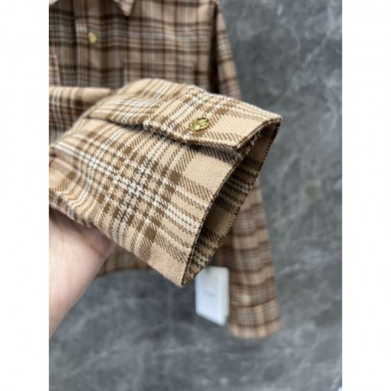 CELINE Shirt Coat 2024FW Style that can be used for winter CELINE Shirt Coat 2024FW Style that can be used for winter