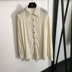 2024SS Long Sleeve Shirt CHANEL Light casual style