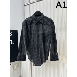 2024SS Long Sleeve Shirt CHANEL New Spring Adult Stylish