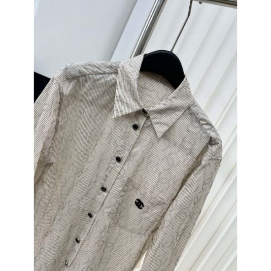 2024SS Long Sleeve Shirt CHANEL New Spring Adult Stylish 2024SS Long Sleeve Shirt CHANEL New Spring Adult Stylish