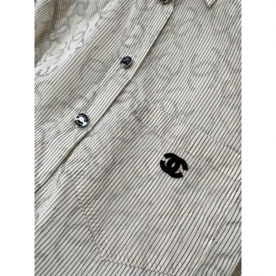 2024SS Long Sleeve Shirt CHANEL New Spring Adult Stylish 2024SS Long Sleeve Shirt CHANEL New Spring Adult Stylish