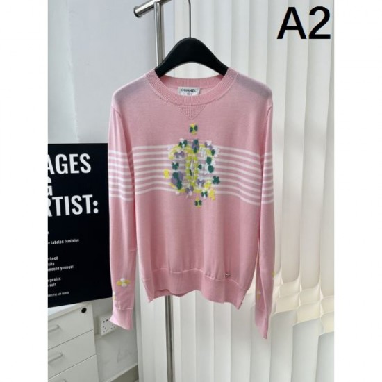 2024SS Long Sleeve Knit CHANEL Item that brings out the texture of the material 2024SS Long Sleeve Knit CHANEL Item that brings out the texture of the material