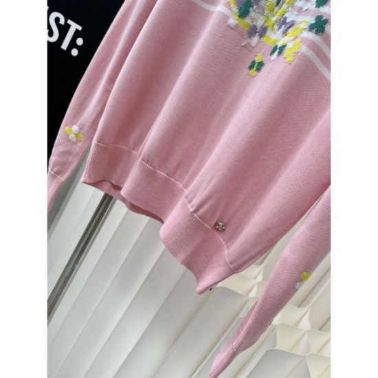 2024SS Long Sleeve Knit CHANEL Item that brings out the texture of the material 2024SS Long Sleeve Knit CHANEL Item that brings out the texture of the material