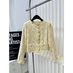 2024SS Coat CHANEL CHANEL Peace of mind that you can see glimpses from tops