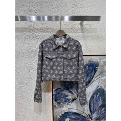 CHANEL Denim coat 2024FW Urban style