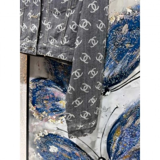 CHANEL Denim coat 2024FW Urban style CHANEL Denim coat 2024FW Urban style