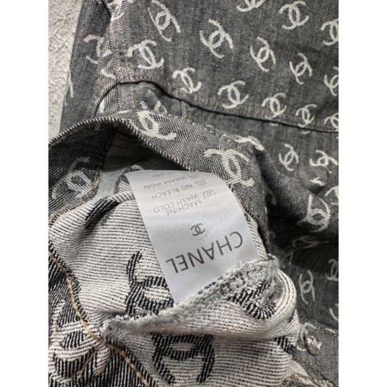 CHANEL Denim coat 2024FW Urban style CHANEL Denim coat 2024FW Urban style