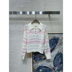 CHANEL Pullover Knit 2024FW Fashionable people love it!