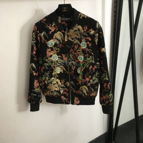 DOLCE & GABBANA Dolce & Gabbana coat 2024FW Lovely coordination attracts attention DOLCE & GABBANA Dolce & Gabbana coat 2024FW Lovely coordination attracts attention