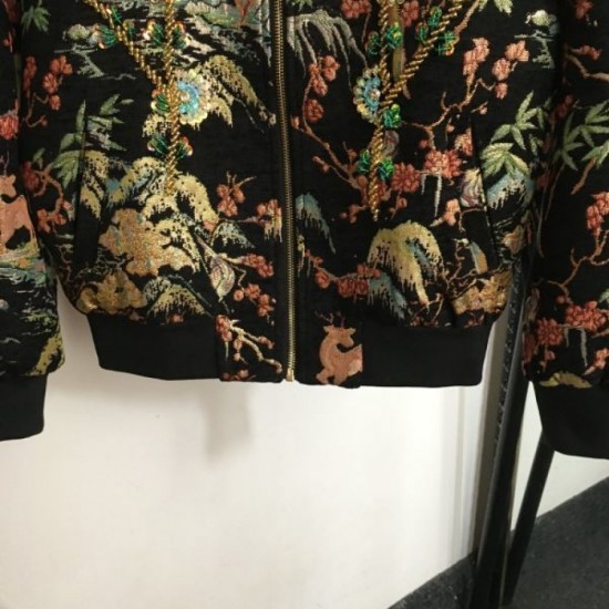 DOLCE & GABBANA Dolce & Gabbana coat 2024FW Lovely coordination attracts attention DOLCE & GABBANA Dolce & Gabbana coat 2024FW Lovely coordination attracts attention
