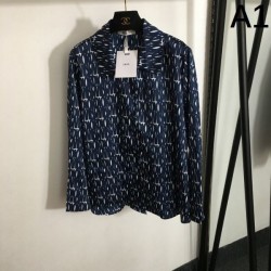 DIOR Dior long sleeve shirt 2024FW now a standard item popular item