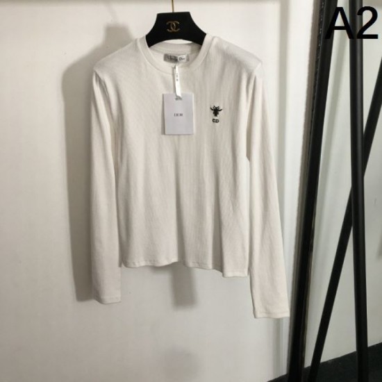 DIOR Dior long sleeve T-shirt 2024FW This season's new popular beauty line DIOR Dior long sleeve T-shirt 2024FW This season's new popular beauty line