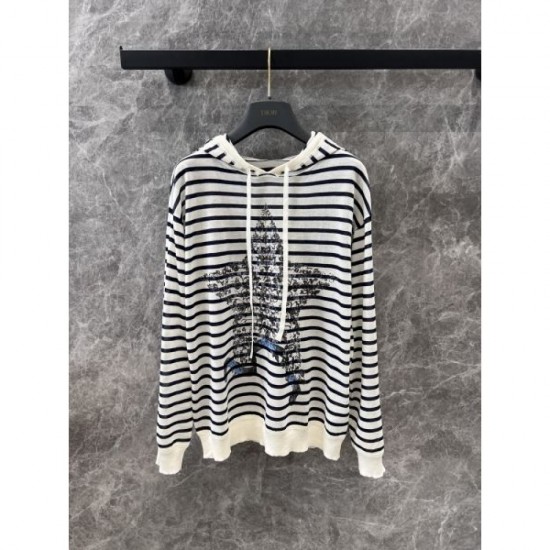 DIOR Dior long sleeve knit 2024FW for an elegant casual atmosphere DIOR Dior long sleeve knit 2024FW for an elegant casual atmosphere