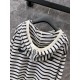 DIOR Dior long sleeve knit 2024FW for an elegant casual atmosphere DIOR Dior long sleeve knit 2024FW for an elegant casual atmosphere