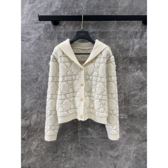 DIOR Dior Knit Cardigan 2024FW Fashion sense is skyrocketing! DIOR Dior Knit Cardigan 2024FW Fashion sense is skyrocketing!