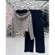 FENDI top and bottom set 2024FW for elegant casual coordination FENDI top and bottom set 2024FW for elegant casual coordination