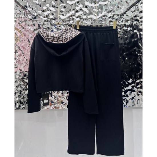 FENDI top and bottom set 2024FW for elegant casual coordination FENDI top and bottom set 2024FW for elegant casual coordination