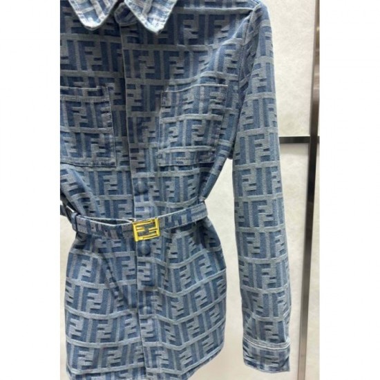 FENDI Denim Shirt 2024FW Popular styles that sold this year FENDI Denim Shirt 2024FW Popular styles that sold this year