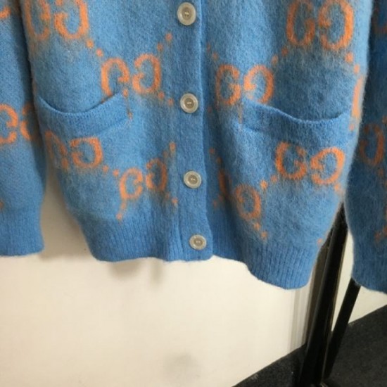 GUCCI Gucci Knit Cardigan 2024FW Popular among fashionable people GUCCI Gucci Knit Cardigan 2024FW Popular among fashionable people