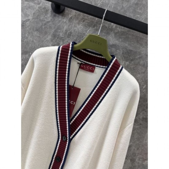 GUCCI Gucci Knit Cardigan 2024FW Adult style perfect for everyday use GUCCI Gucci Knit Cardigan 2024FW Adult style perfect for everyday use