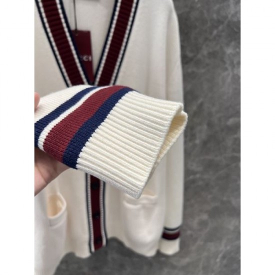 GUCCI Gucci Knit Cardigan 2024FW Adult style perfect for everyday use GUCCI Gucci Knit Cardigan 2024FW Adult style perfect for everyday use