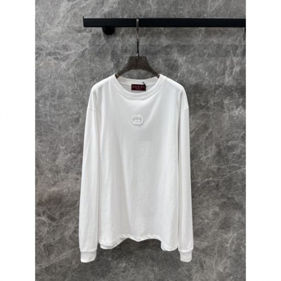 GUCCI Gucci long sleeve T-shirt 2024FW Simple style that looks great GUCCI Gucci long sleeve T-shirt 2024FW Simple style that looks great