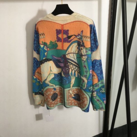 HERMES Pullover knit 2024FW Elegant autumn feel HERMES Pullover knit 2024FW Elegant autumn feel