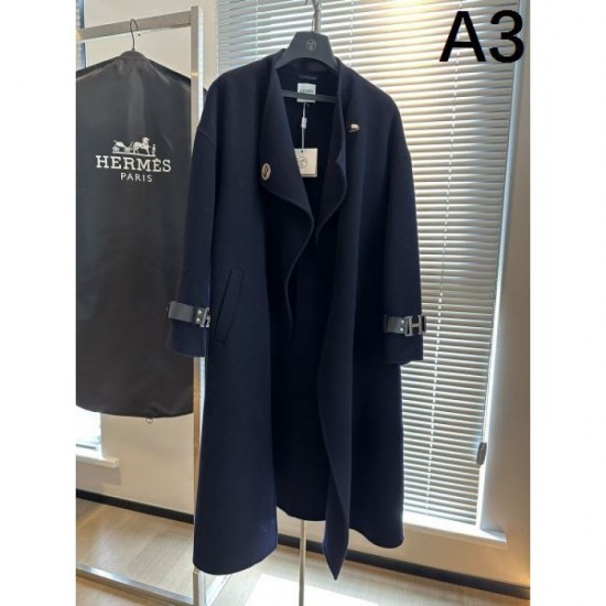 HERMES Hermes coat 2024FW New winter items coming out one after another HERMES Hermes coat 2024FW New winter items coming out one after another
