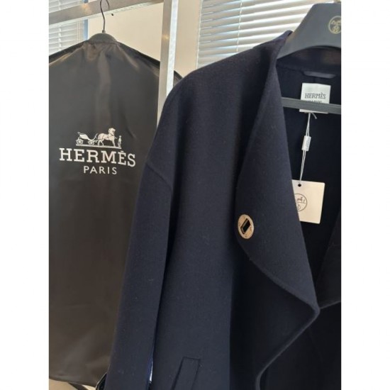 HERMES Hermes coat 2024FW New winter items coming out one after another HERMES Hermes coat 2024FW New winter items coming out one after another