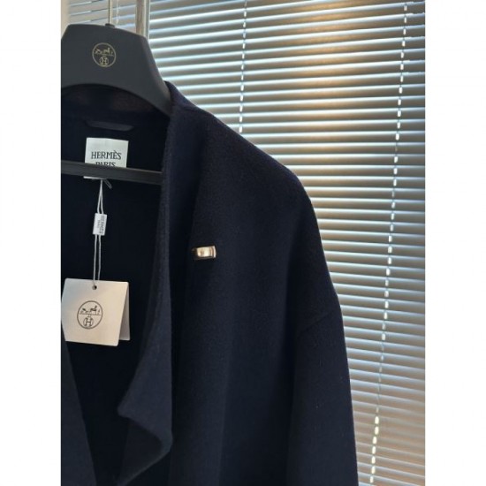 HERMES Hermes coat 2024FW New winter items coming out one after another HERMES Hermes coat 2024FW New winter items coming out one after another