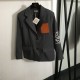 LOEWE Coat 2024FW Gives the impression of a fashionable expert LOEWE Coat 2024FW Gives the impression of a fashionable expert