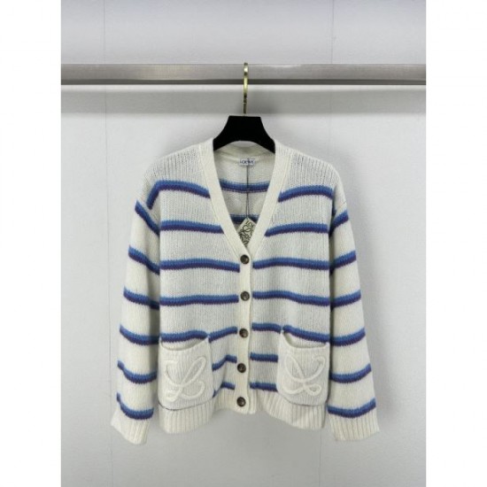 LOEWE Knit Cardigan 2024FW Latest Limited Time Sale LOEWE Knit Cardigan 2024FW Latest Limited Time Sale