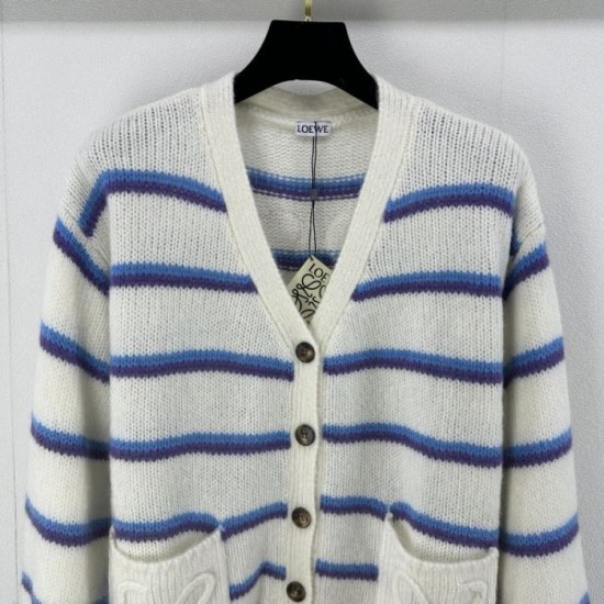 LOEWE Knit Cardigan 2024FW Latest Limited Time Sale LOEWE Knit Cardigan 2024FW Latest Limited Time Sale