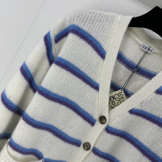 LOEWE Knit Cardigan 2024FW Latest Limited Time Sale LOEWE Knit Cardigan 2024FW Latest Limited Time Sale