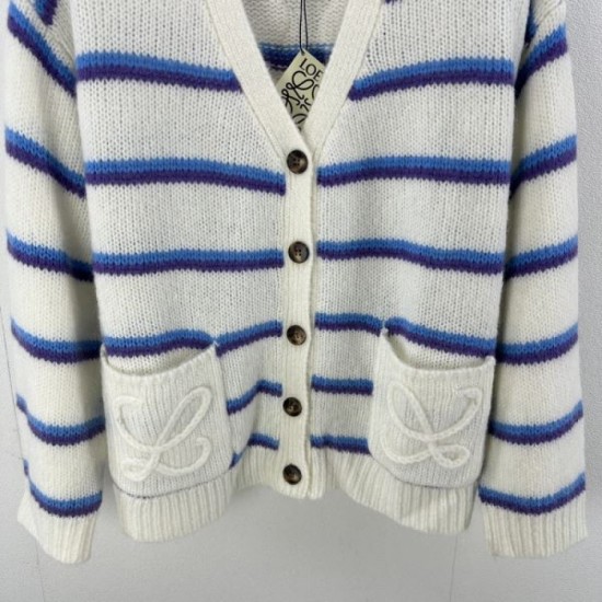 LOEWE Knit Cardigan 2024FW Latest Limited Time Sale LOEWE Knit Cardigan 2024FW Latest Limited Time Sale