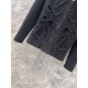 LOEWE Knit Cardigan 2024FW A must-see fall/winter item for fans LOEWE Knit Cardigan 2024FW A must-see fall/winter item for fans