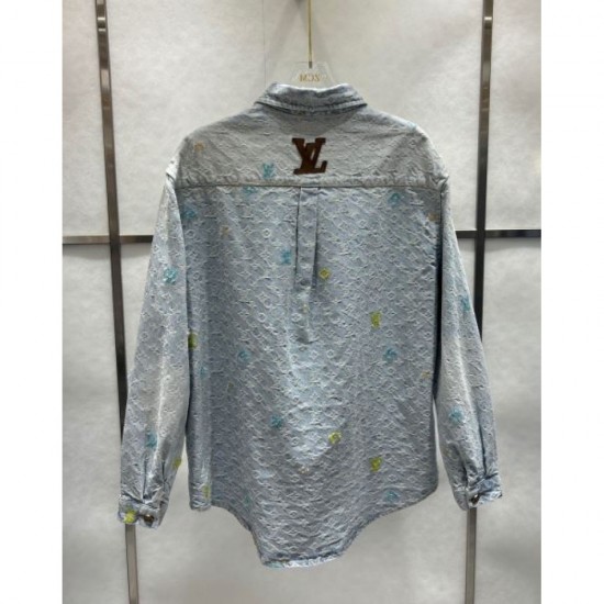 LOUIS VUITTON Denim shirt 2024FW Autumn new item Not available in Japan LOUIS VUITTON Denim shirt 2024FW Autumn new item Not available in Japan