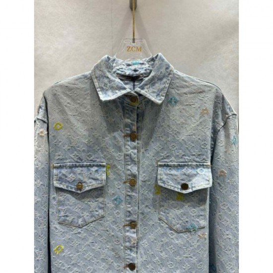 LOUIS VUITTON Denim shirt 2024FW Autumn new item Not available in Japan LOUIS VUITTON Denim shirt 2024FW Autumn new item Not available in Japan