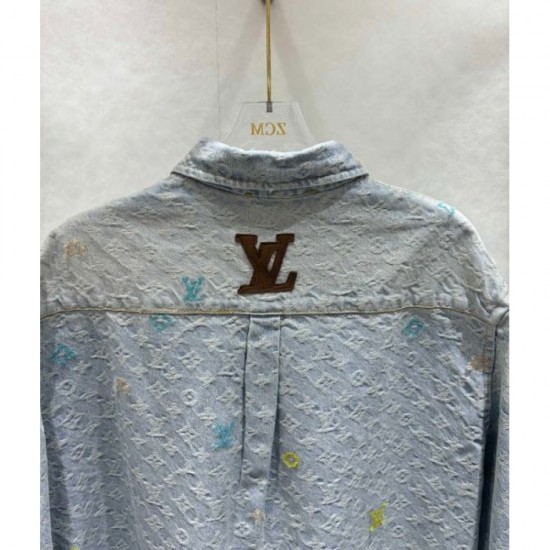 LOUIS VUITTON Denim shirt 2024FW Autumn new item Not available in Japan LOUIS VUITTON Denim shirt 2024FW Autumn new item Not available in Japan