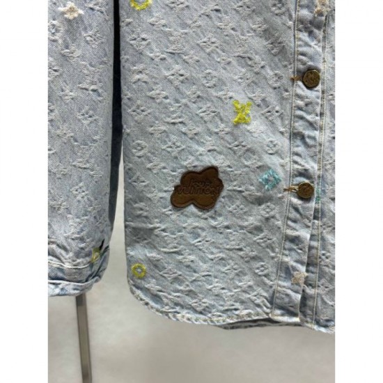 LOUIS VUITTON Denim shirt 2024FW Autumn new item Not available in Japan LOUIS VUITTON Denim shirt 2024FW Autumn new item Not available in Japan